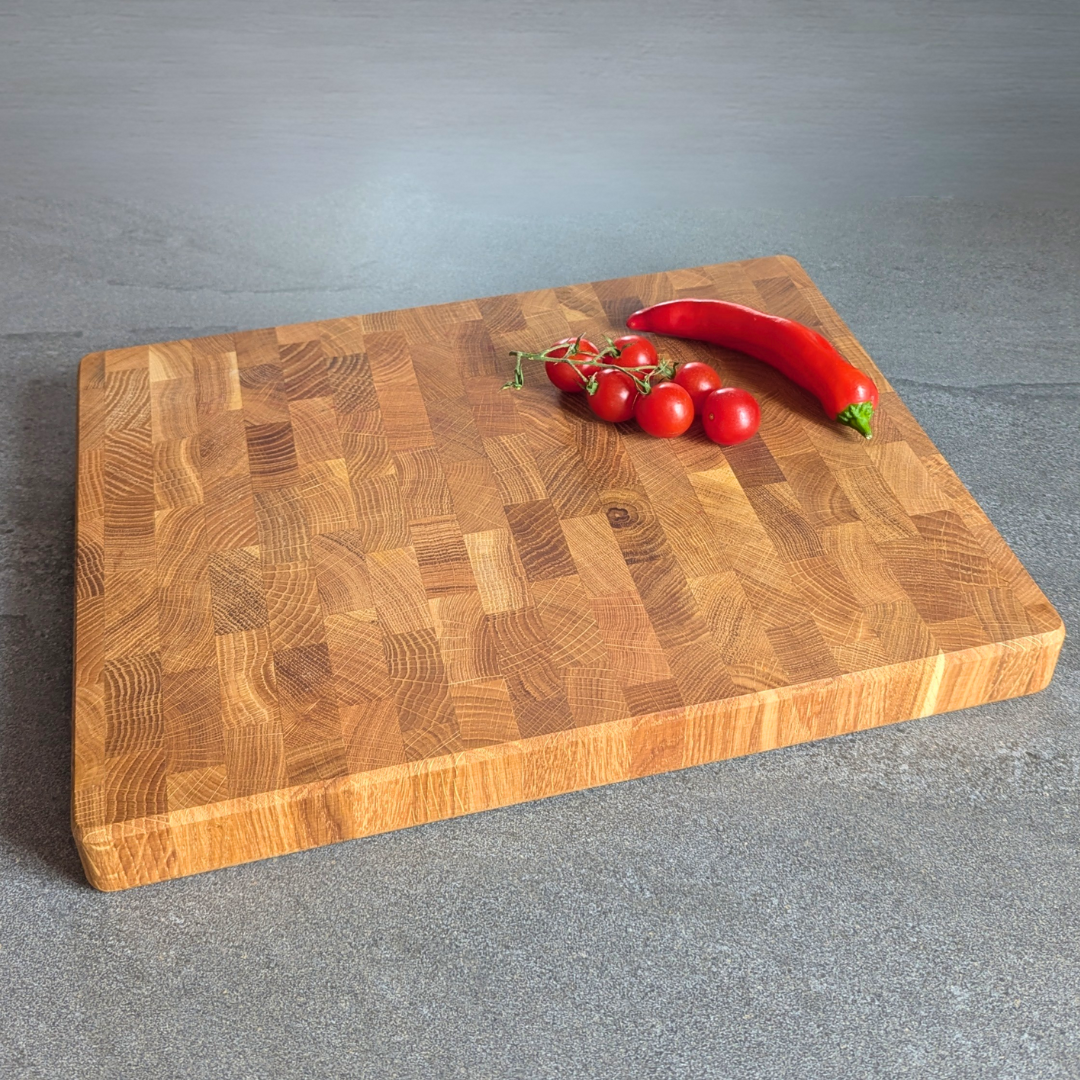 Schneidebrett Eichenstirnholz