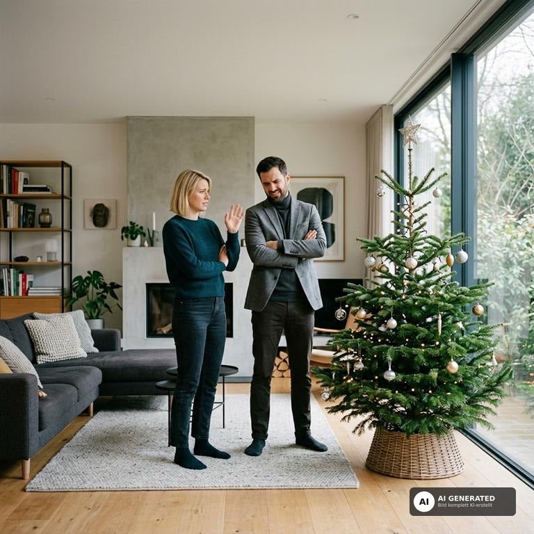 Moderner Weihnachtsbaum aus Holz: wenn die Tanne nicht zur Einrichtung passt - Baumkrone