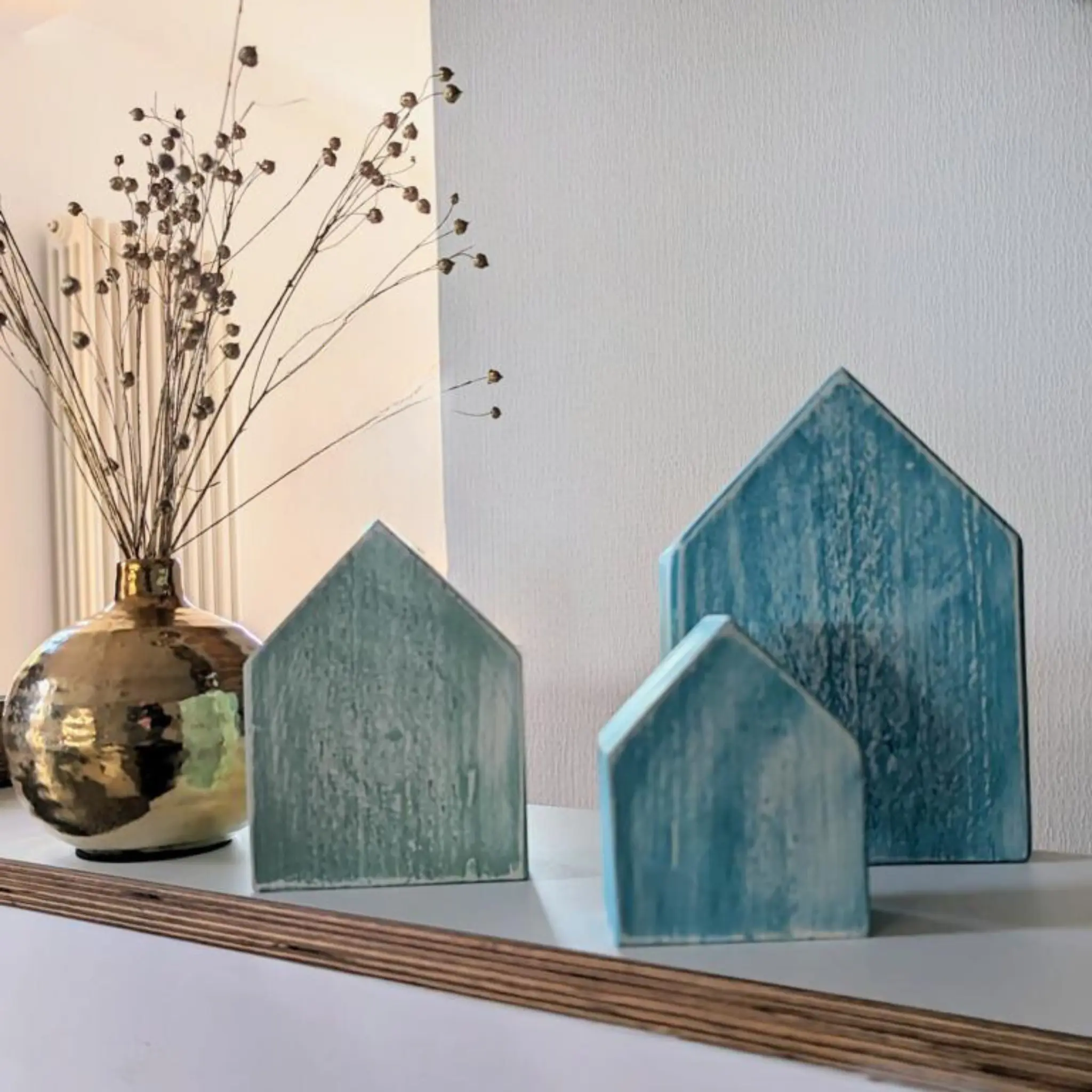 Deko-Holzhaus aus Fichtenholz - Baumkrone