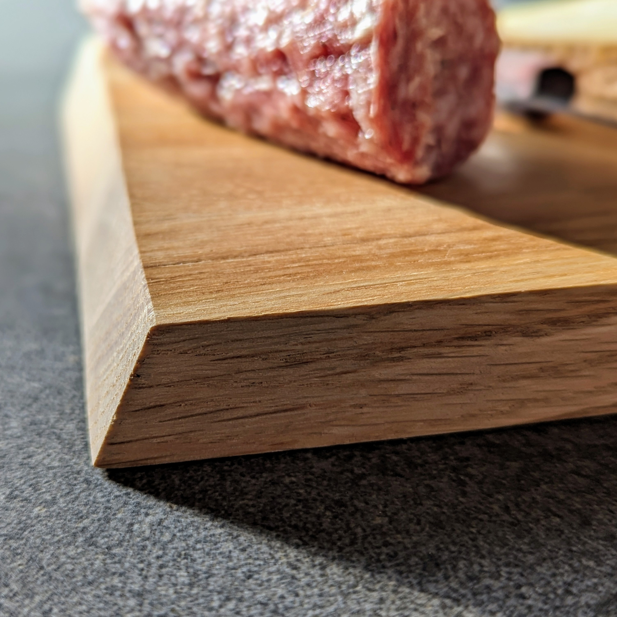 Fruehstuecksbrett Fruehstuecksbrettchen Brotzeitbrett Eiche