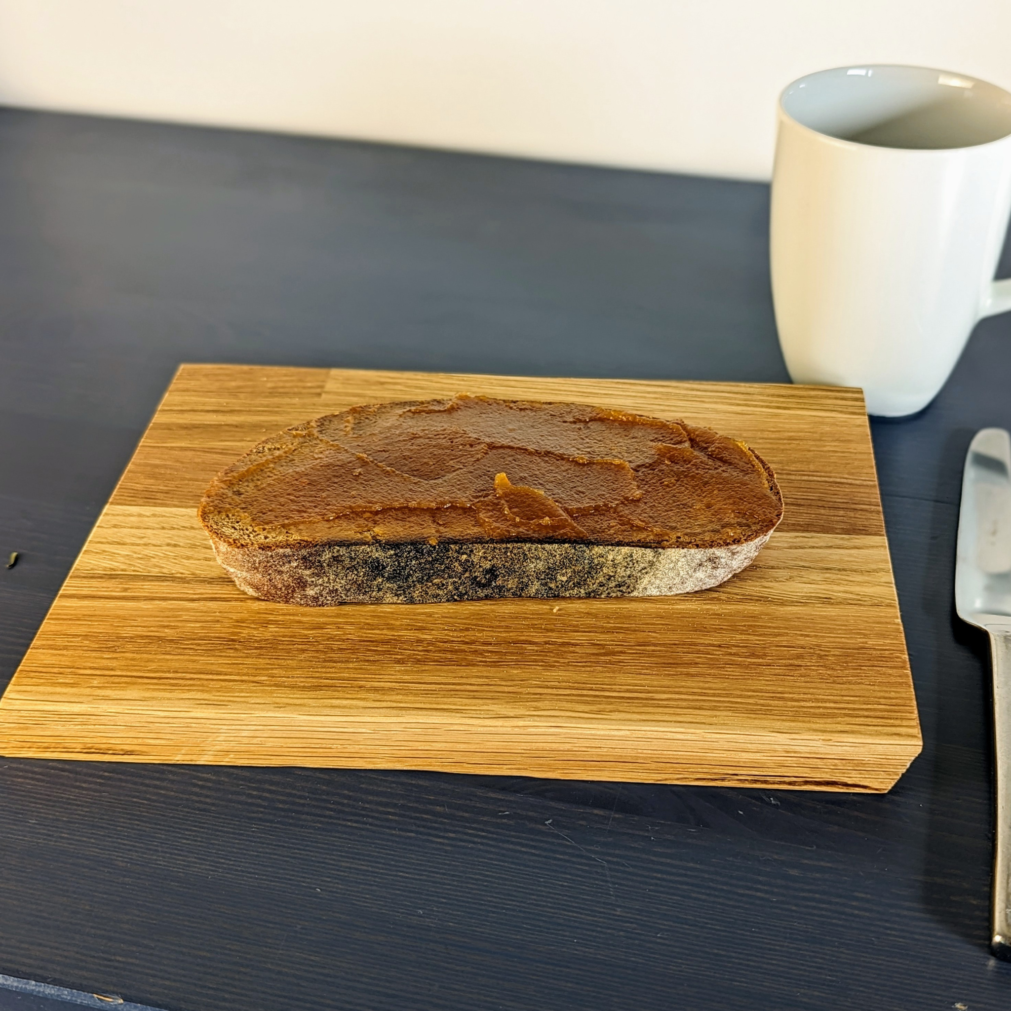 Fruehstuecksbrett Fruehstuecksbrettchen Brotzeitbrett Eiche