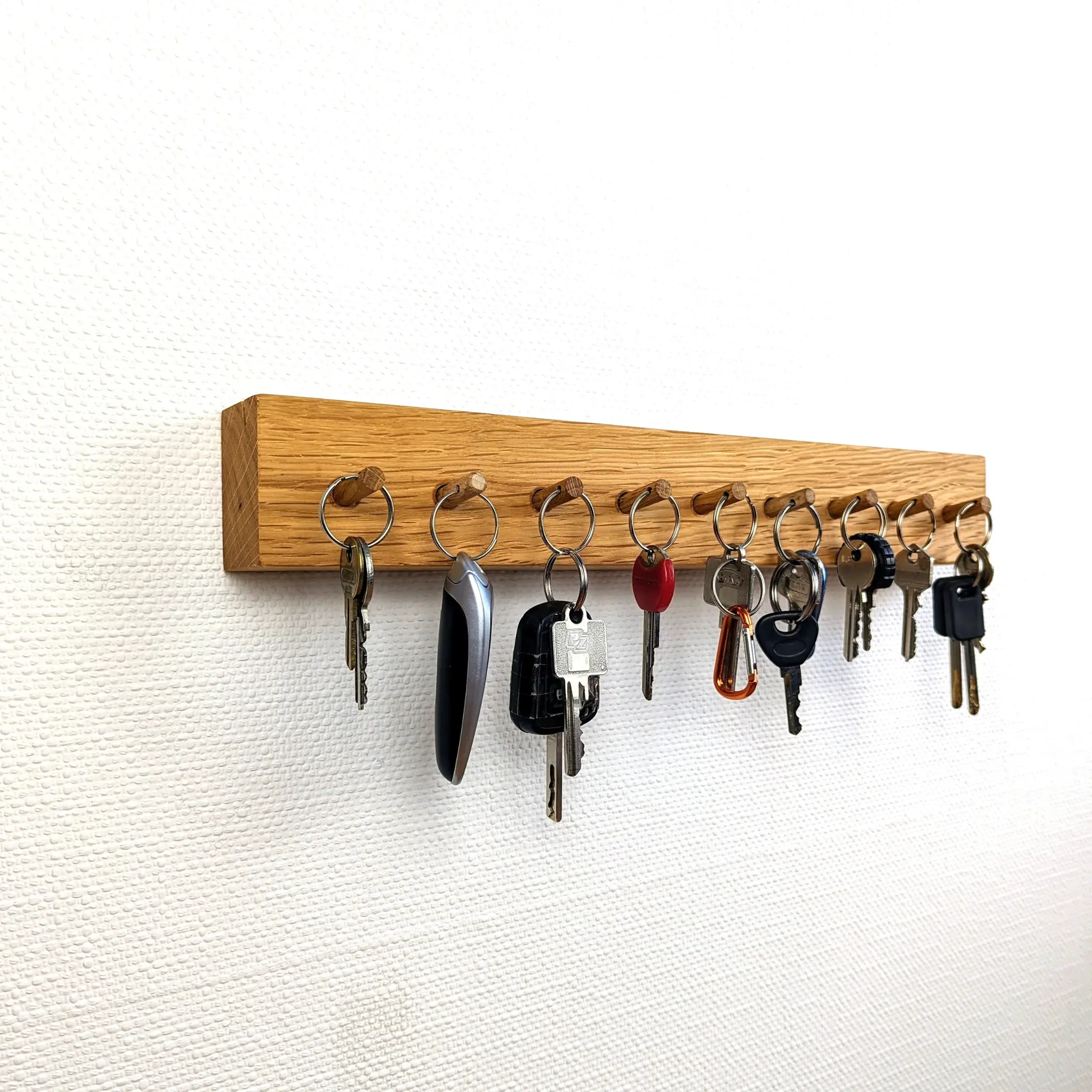 Schlüsselbrett aus Eichenholz - Baumkrone