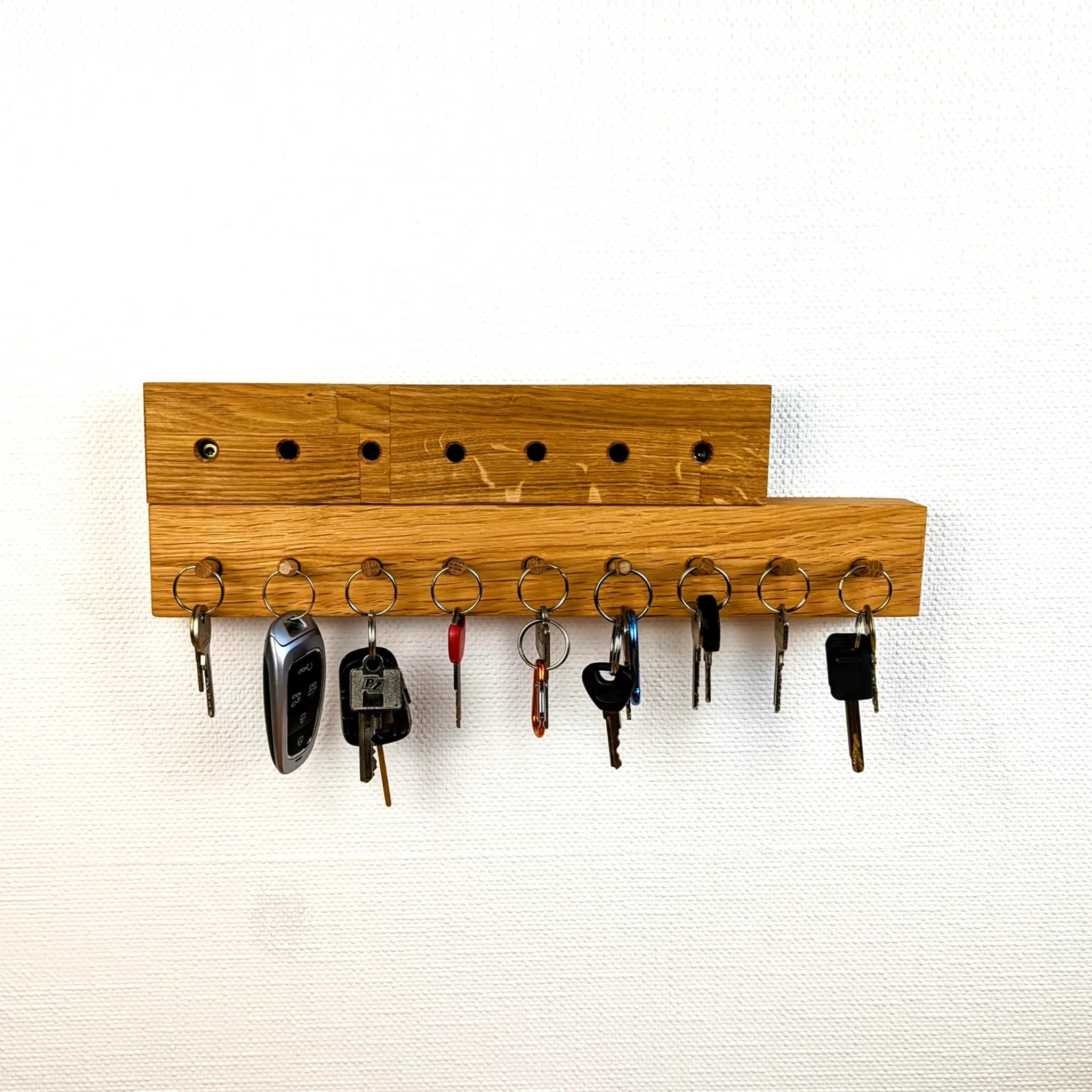 Schlüsselbrett aus Eichenholz - Baumkrone