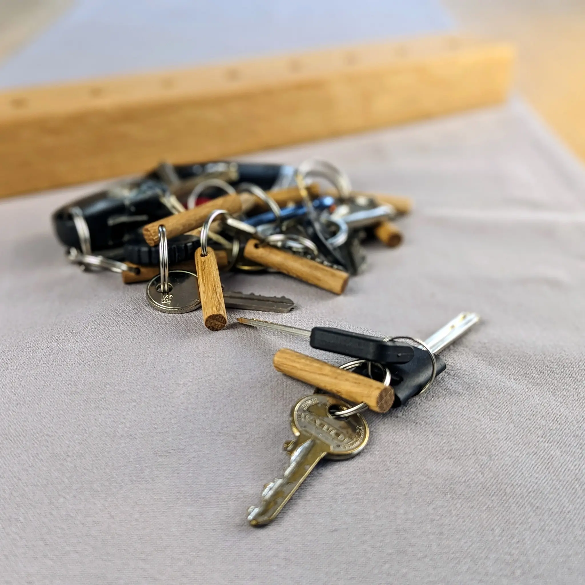 Schlüsselbrett aus Eichenholz - Baumkrone