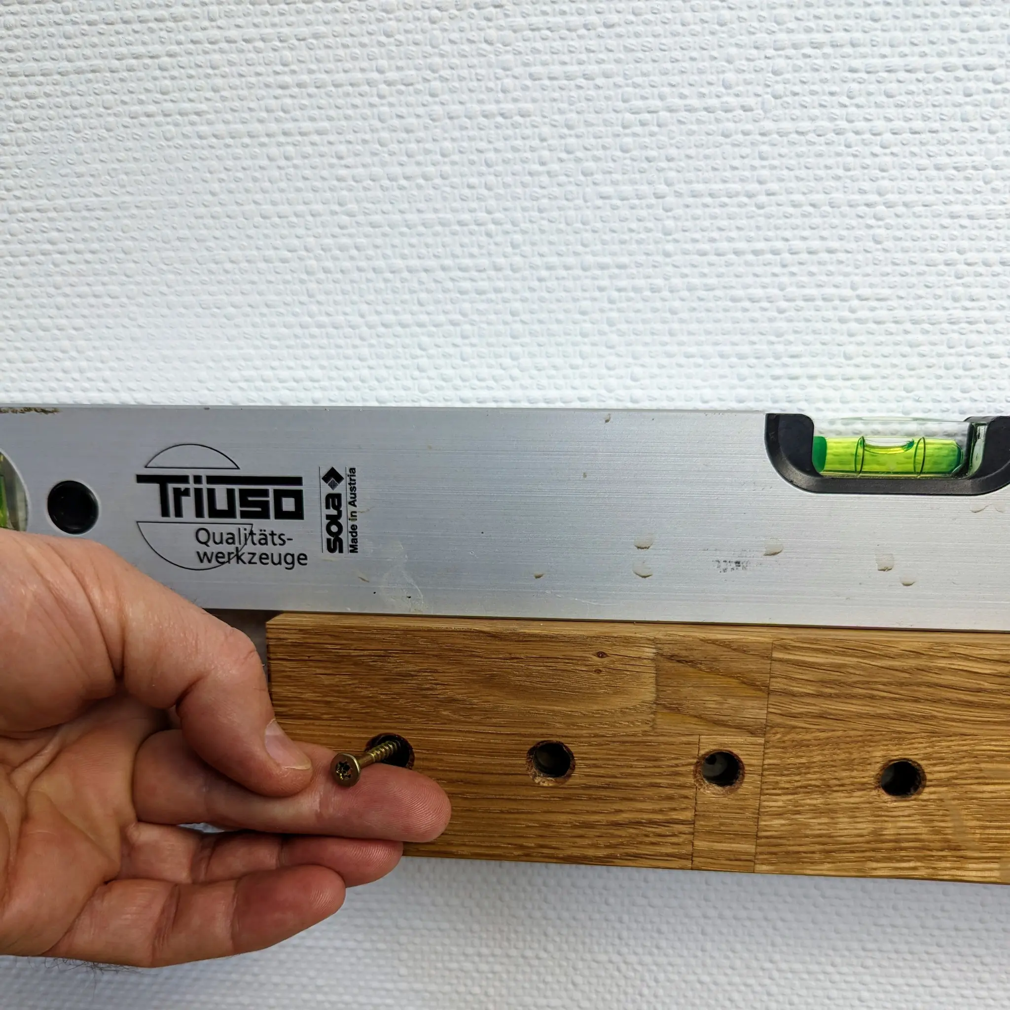 Schlüsselbrett aus Eichenholz - Baumkrone