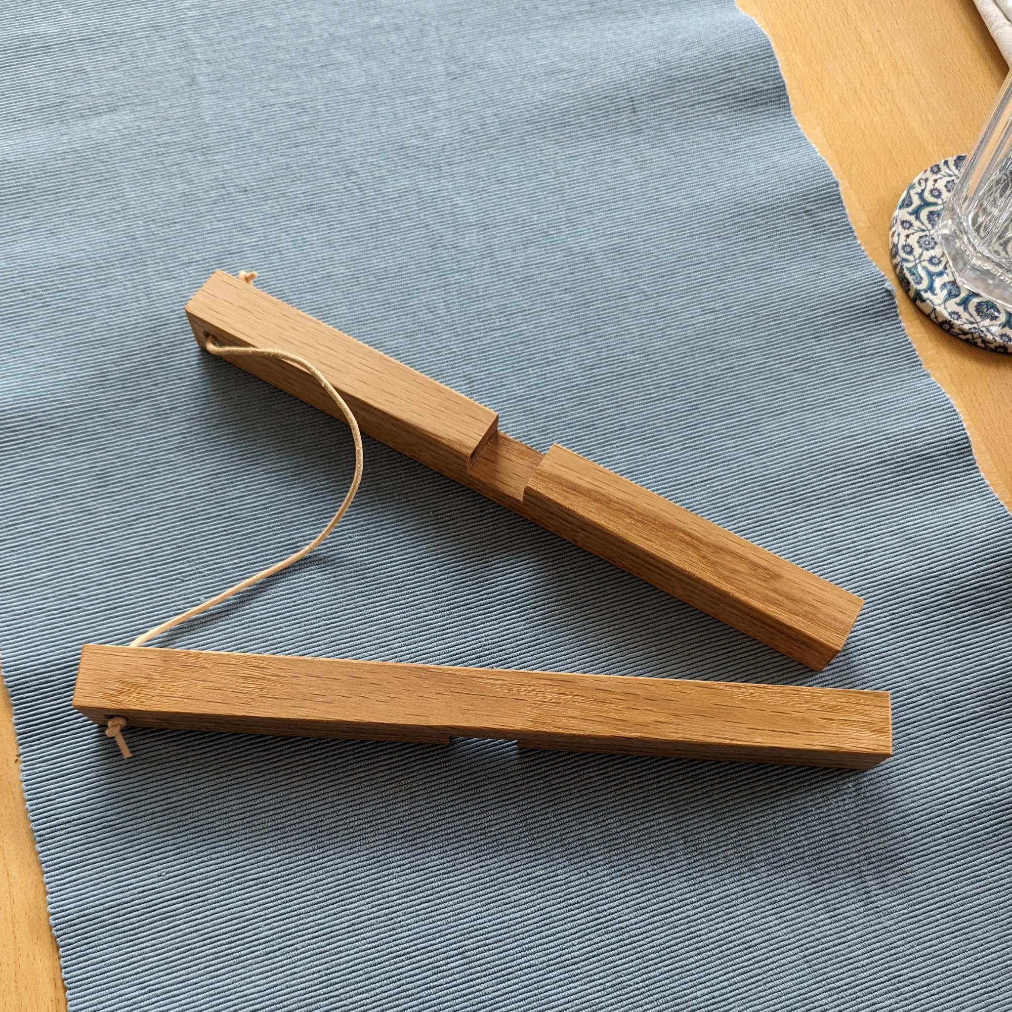 Topf-Untersetzer aus Holz - Baumkrone