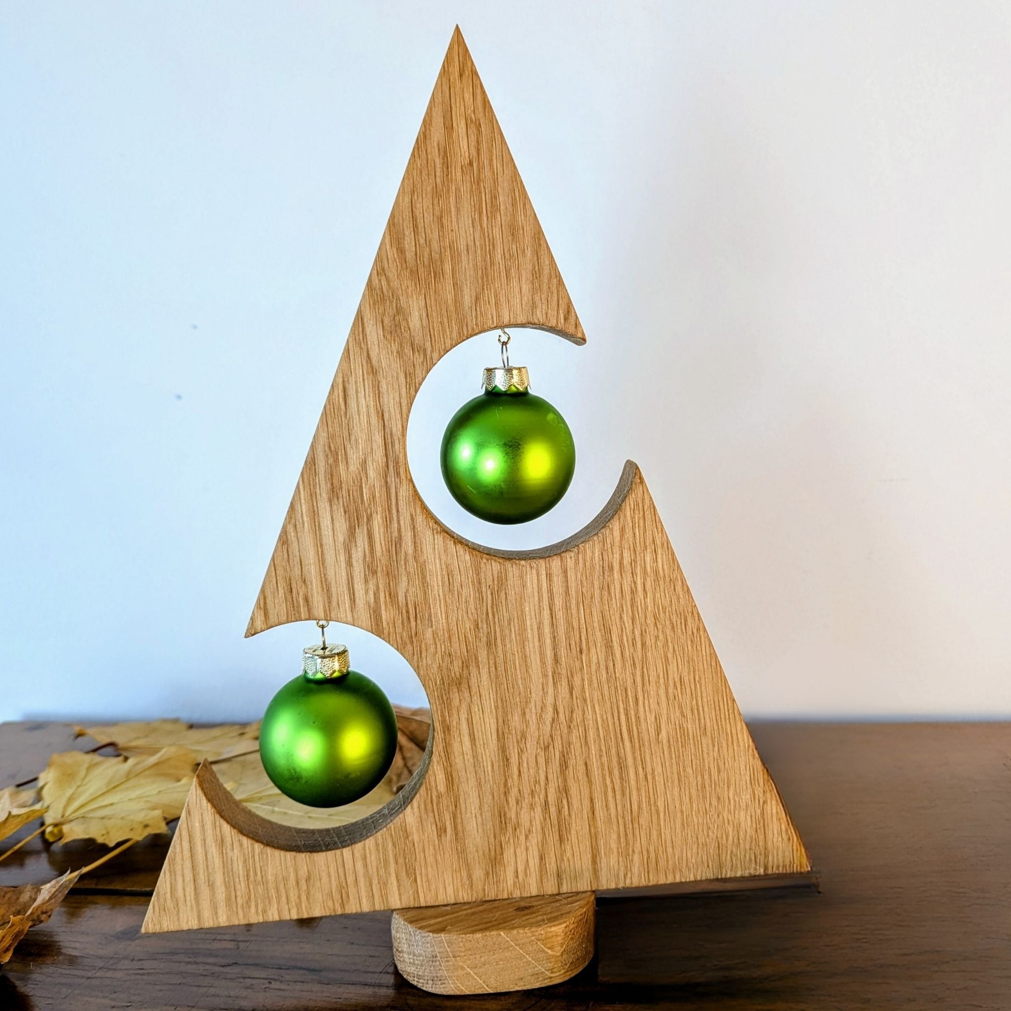 Deko-Weihnachtsbaum aus Eiche - Baumkrone