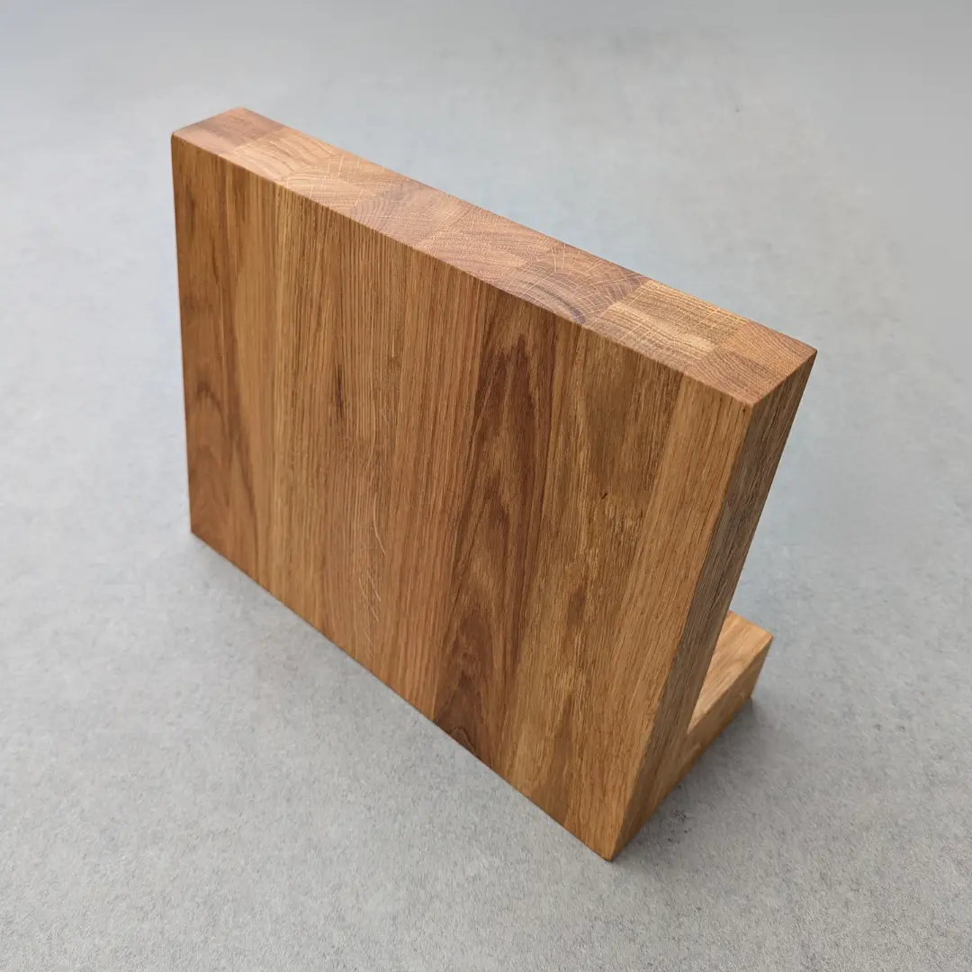 Magnetischer Messerblock Eiche starke Neodym-Magnete