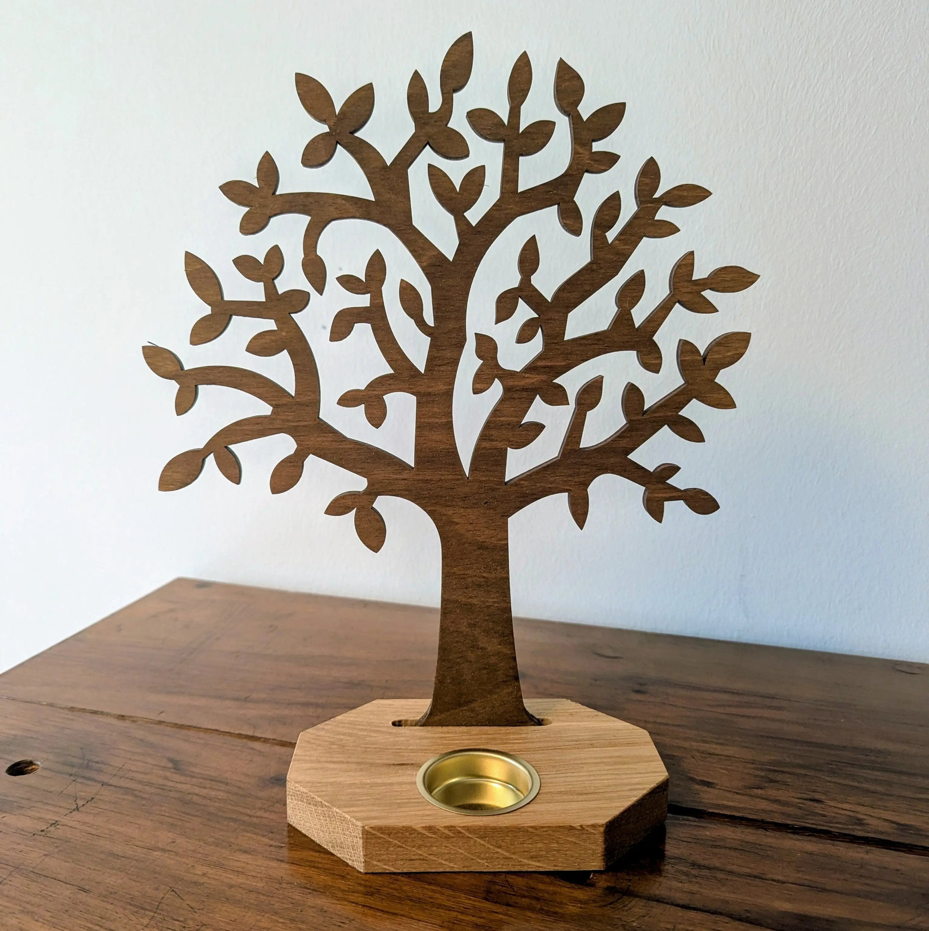 Schmuckständer "Lebensbaum" mit Ablage - Baumkrone