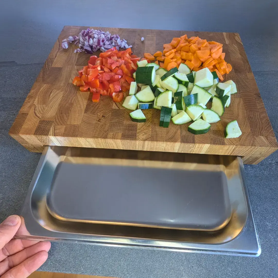 Schneidebrett_Baumkrone_Eichenstirnholz Schneidebrett Holz Holzschneidebrett Kuechenbrett