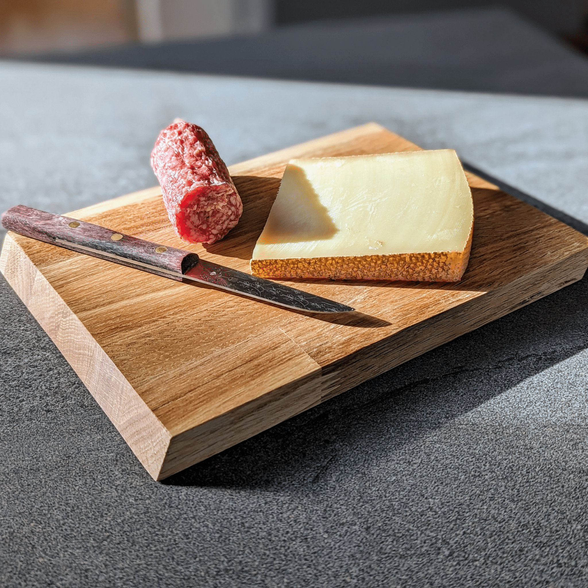 Frühstücksbrettchen aus Eichenholz - Baumkrone