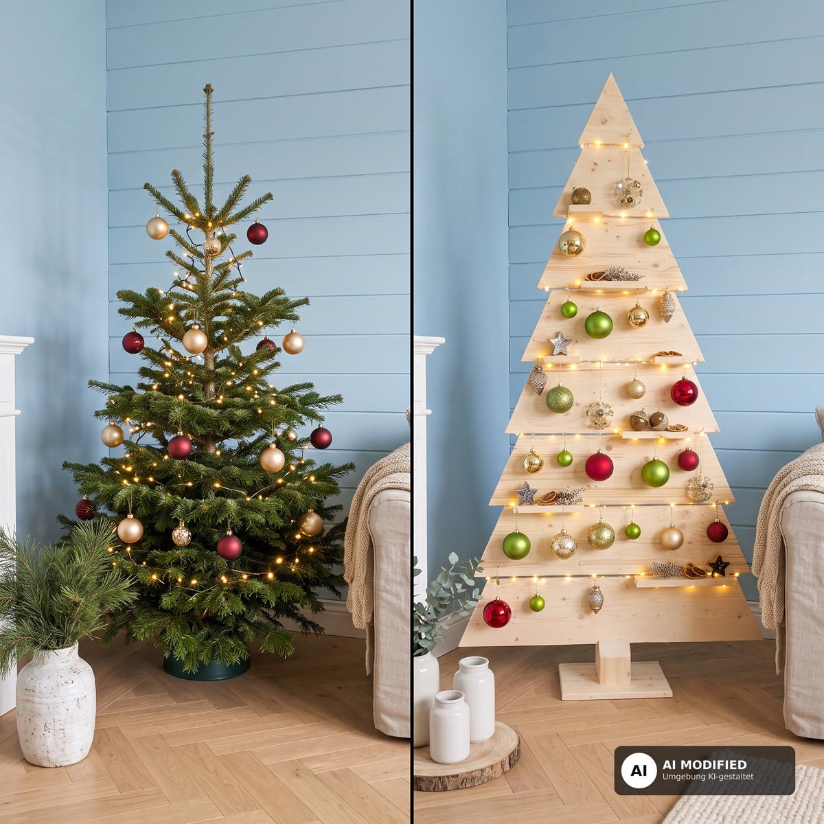Holzbaum oder echte Tanne? Ein ehrlicher Vergleich - Baumkrone