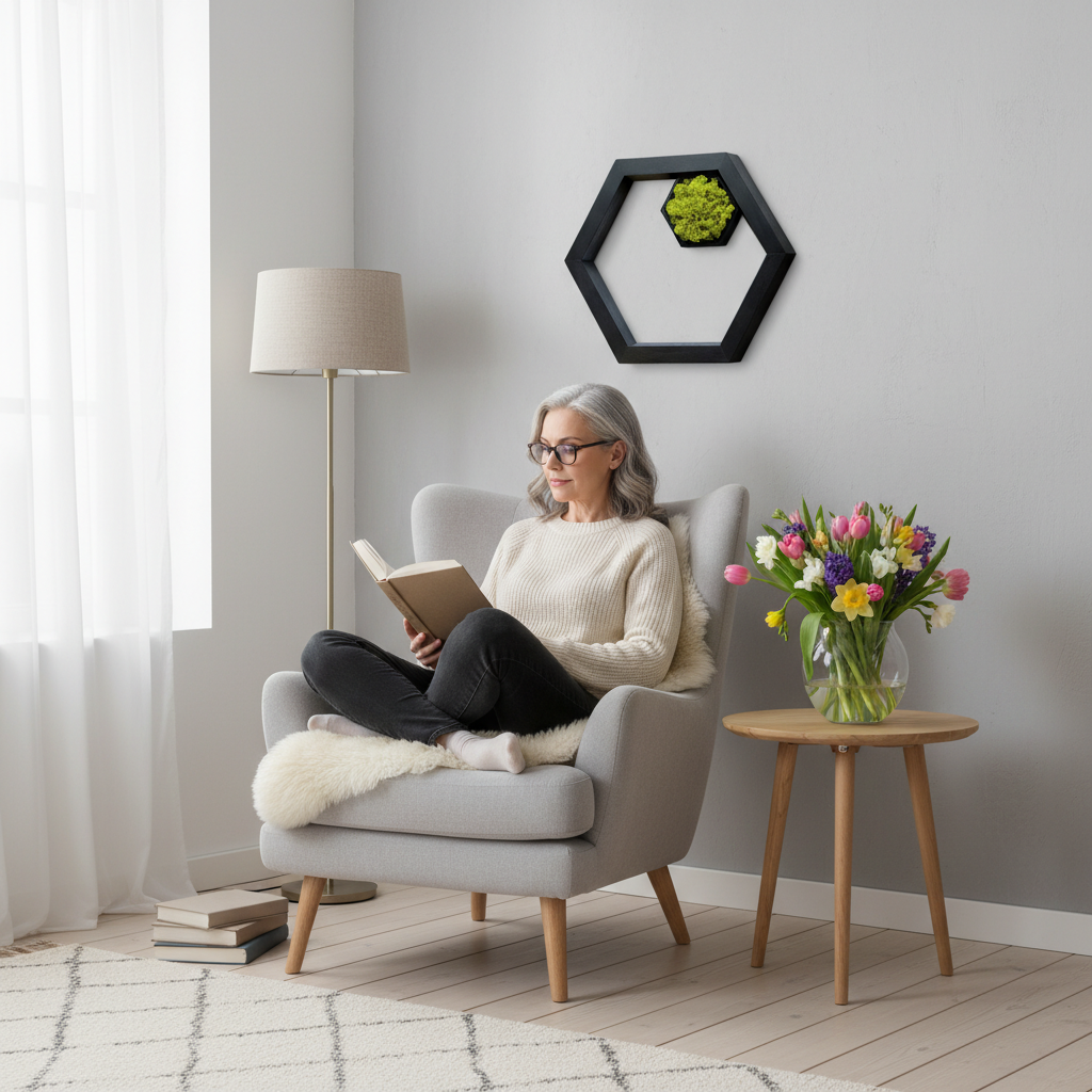 Handgefertigtes Dekohaus aus Eichenholz – Baumkrone Deko & Wohnen