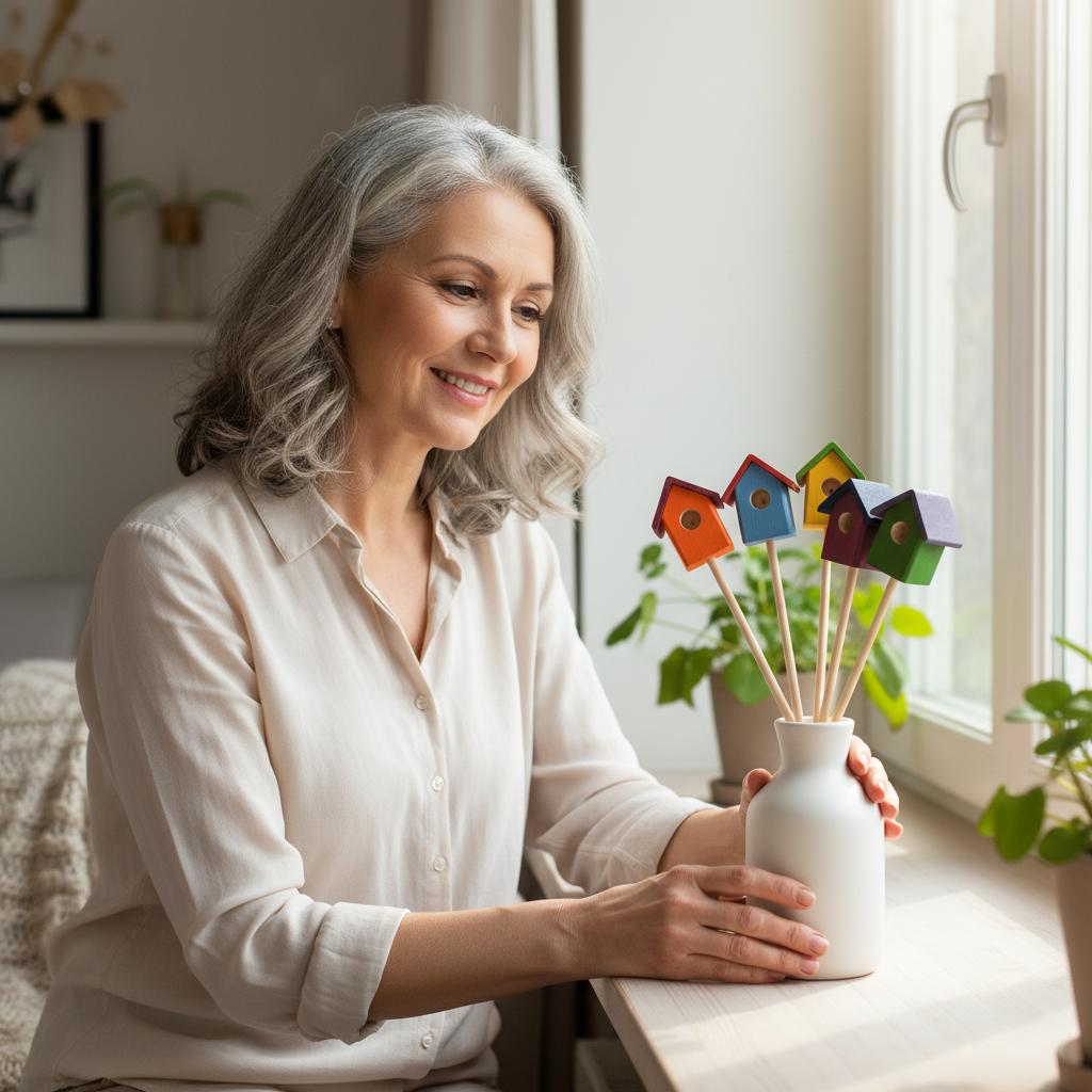 Mini Holzhäuser „Erste Frühblüher“ – das kleine Geschenk statt Blumen