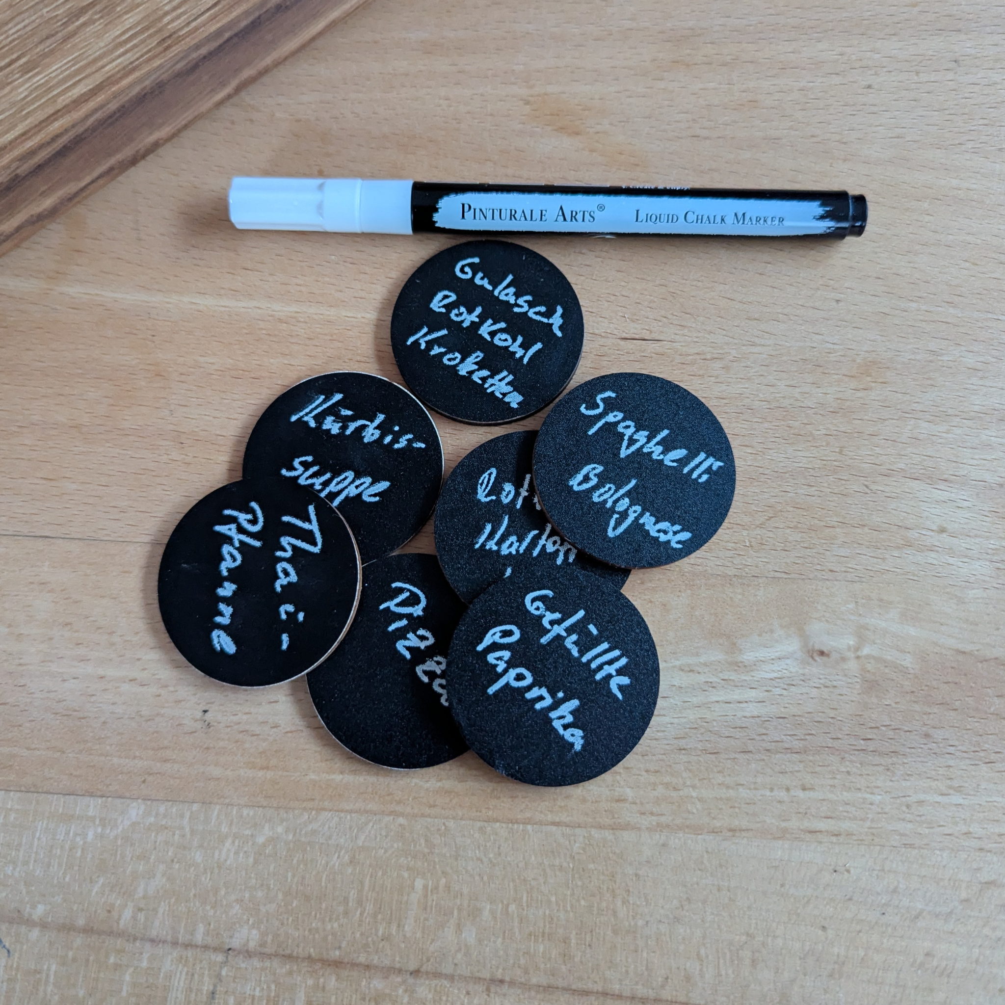 Kochbuchständer aus Eichenholz – mit optionalem 7-Tage-Essensplaner